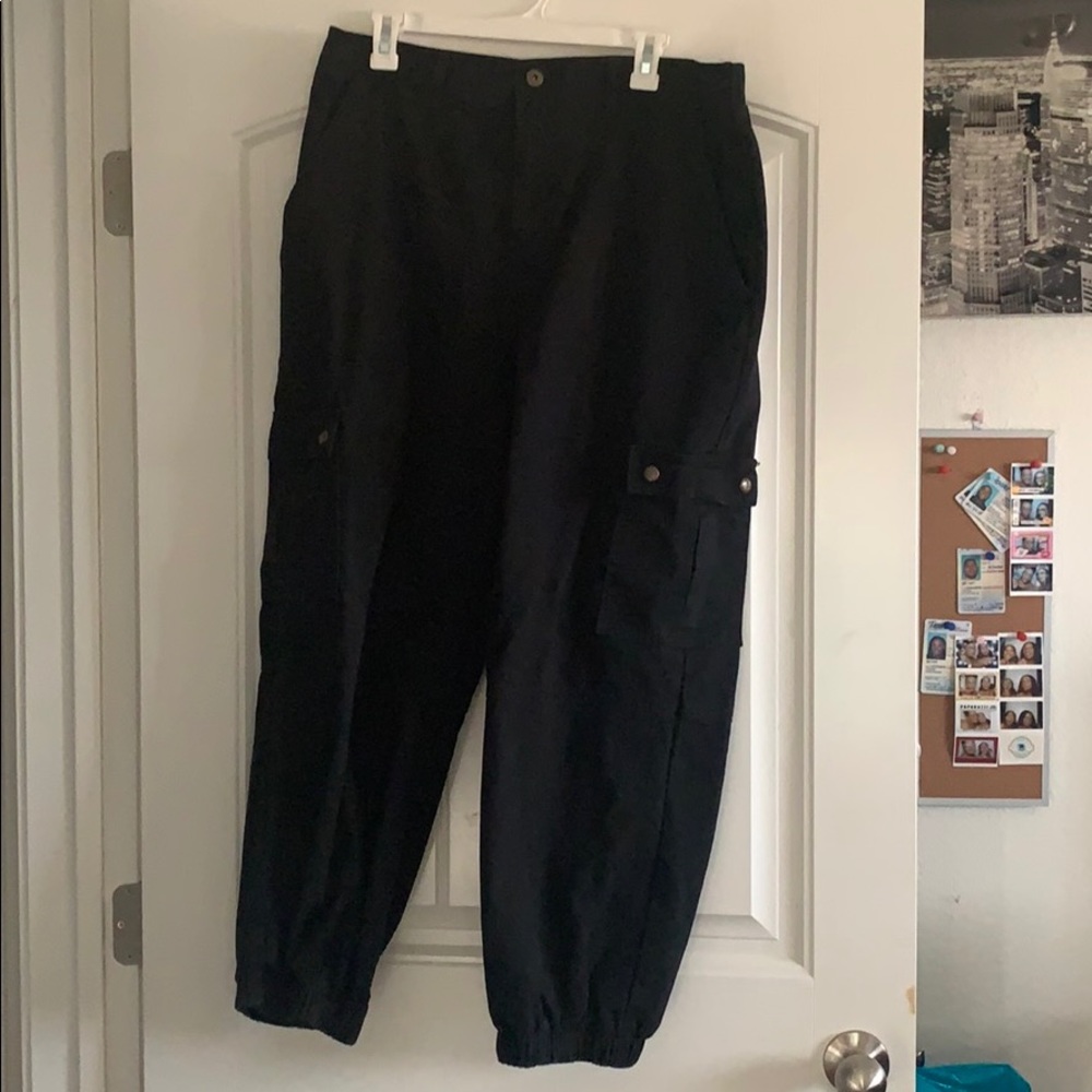 Black Cargo Pants